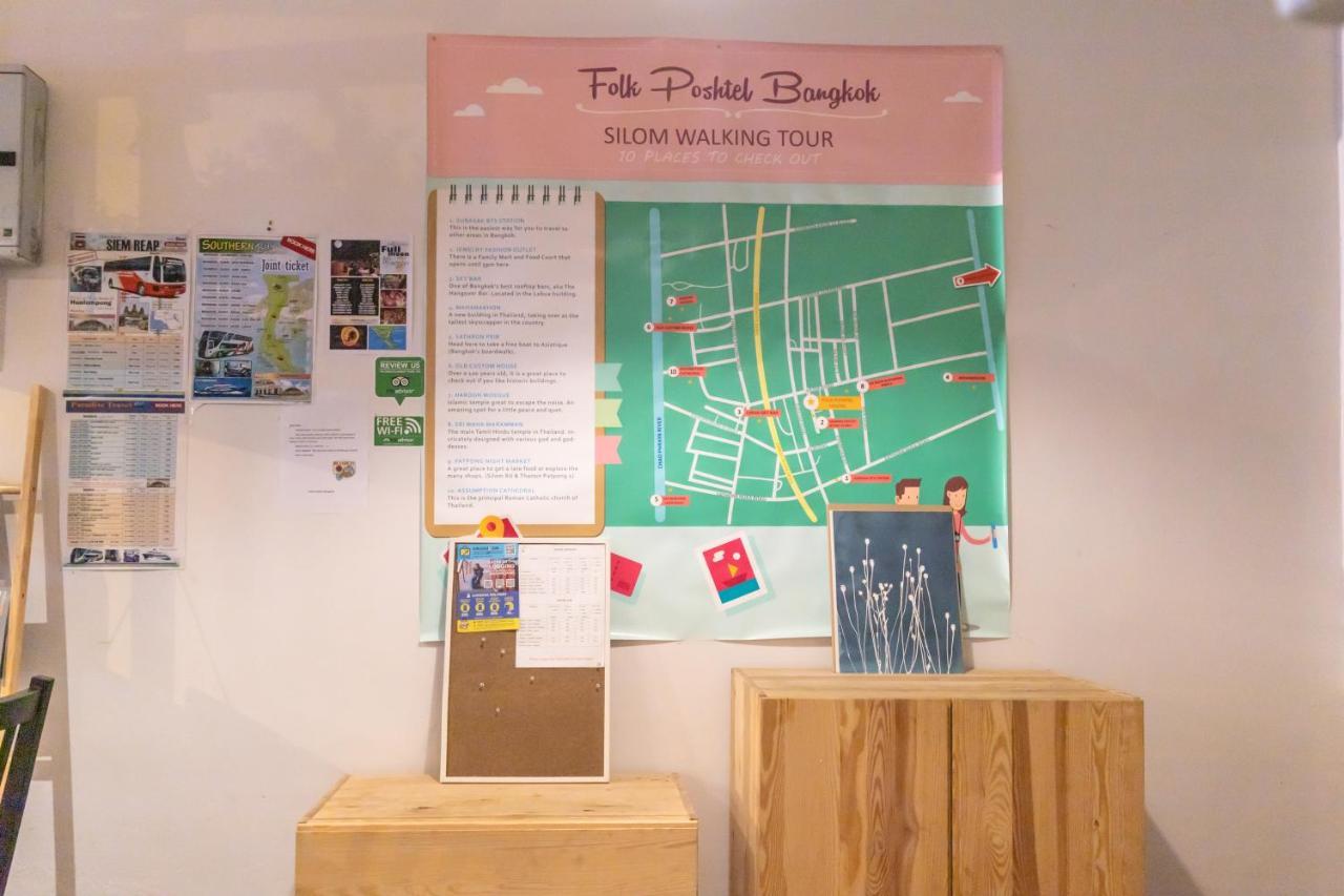 Bed and Breakfast Folk Poshtel Silom Bangkok Zewnętrze zdjęcie
